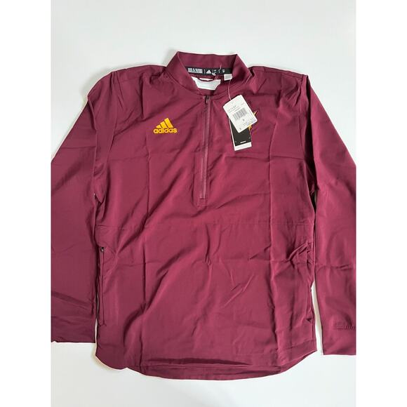 Adidas Arizona State Sun Devils Jacket Maroon GE5675 Men's Size S NWT - Picture 7 of 12